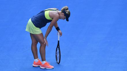 Angelique Kerber geschlagen: Ihre Gegnerin zieht ins Finale der Australian Open ein.