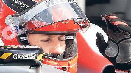 Augen zu und Gas geben. Schumacher erhofft sich in dieser Saison Siege. Foto: Reuters