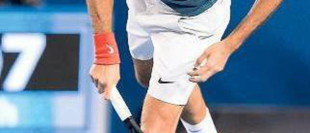 Anmutig aus der Krise. Roger Federer, Weltstar auf dem Weg zurück zu alter Stärke. Foto: dpa