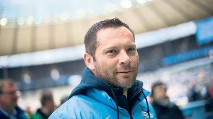 Herthas Trainer Pal Dardai blickt optimistisch auf das Duell mit Mainz.