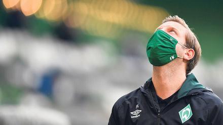 Bremens Trainer Florian Kohfeldt ist zuversichtlich, dass seine Mannschaft in den letzten beiden Spielen noch mindestens einen Platz gut macht. 