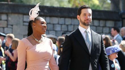Lifrstyle of the rich and famous: Serena Williams, hier mit Ehemann Alexis Ohanian bei der royalen Hochzeit, ist die bestverdienende Athletin der Welt - und trotzdem nicht unter den ersten 100.