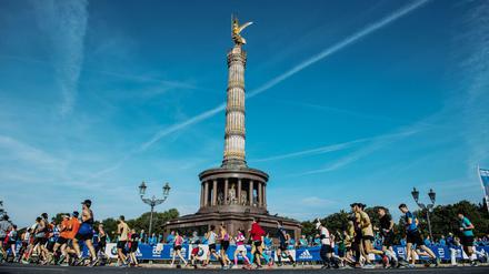 Dieses Bild wird es in diesem Jahr nicht geben. Der Berlin-Marathon fällt erstmals seit 1974 aus.