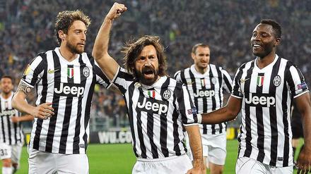 Auf in den Kampf. Andrea Pirlo brachte Juventus in Führung.