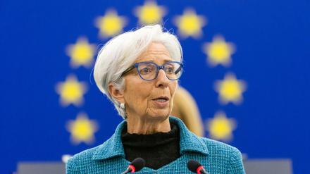Christine Lagarde, Präsidentin der Europäischen Zentralbank (EZB). 