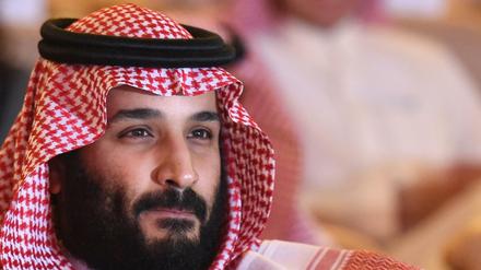 Der saudische Kronprinz Mohammed bin Salman im vergangenen Jahr beim seinem "Future Investment Initiative (FII)" in Riad. In diesem Jahr sagen erste Teilnehmer ab - wegen des Falls Kaschoggi.