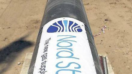 Letzte Etappe. Im Oktober soll erstmals Gas durch die Ostsee-Pipeline strömen. Foto: ddp