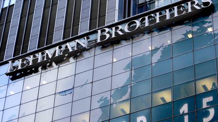 Die Zentrale von Lehman Brothers. 