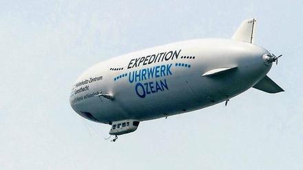 Forscher Flieger. Die Expedition ist der erste Einsatz eines Luftschiffs für die Meeresforschung. Und ein Werbeträger für das Wissenschaftsjahr „Meere und Ozeane“. 